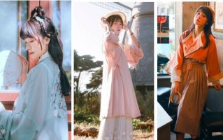 杏色汉服穿搭，杏色汉服穿搭图片